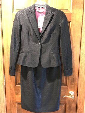 KAY UNGER SHEATH DRESS W/ MATCHING JACKET, SIZE 2, HOLIDAY OUTFIT,SPECIAL EVENT